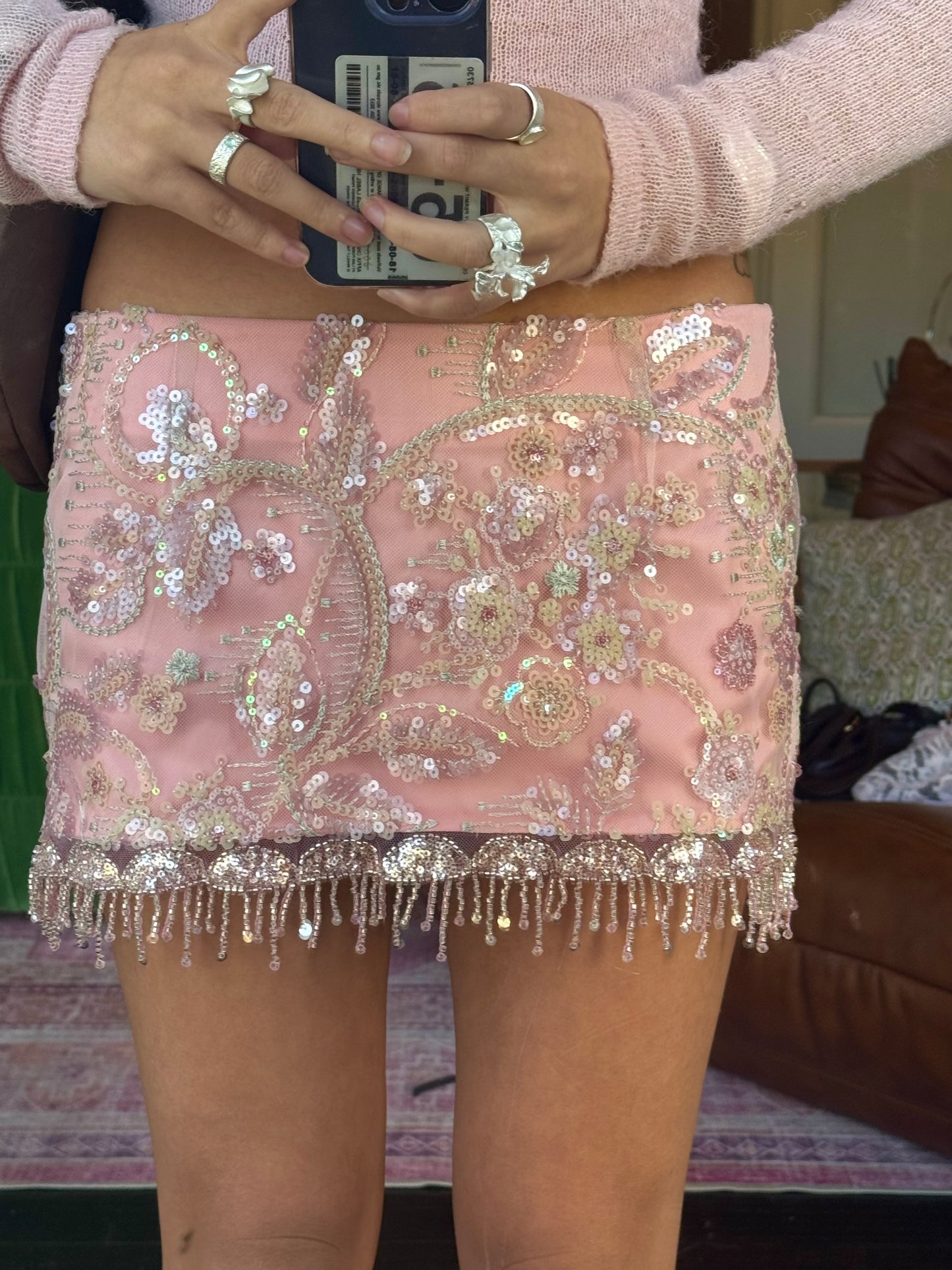 Iris Mini Skirt (Lemonade)